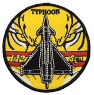 Escudo bordado Escuadrón 142 TYPHON Eurofighter